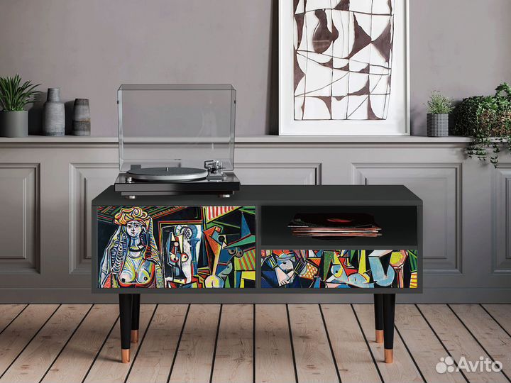 Тв-тумба T3 - Антрацит - Women of Algiers