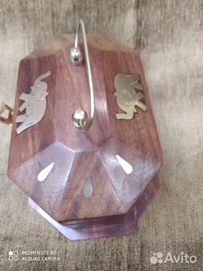 Шкатулка слон сундучок