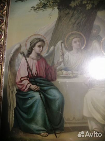 Старинная икона святая троица