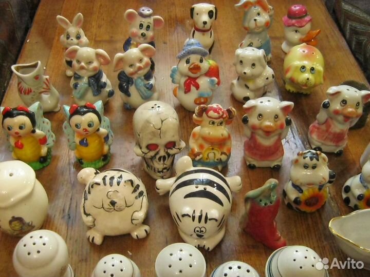 Наборы для специй Солонки перечницы ссср.керамика