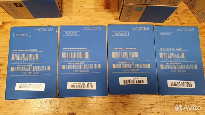 Тонер-картриджи Konica Minolta TNP-27 C M Y K