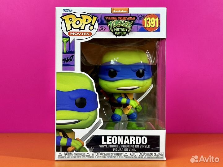 Funko Pop 1391 Leonardo (Tmnt Mutant Mayhem)