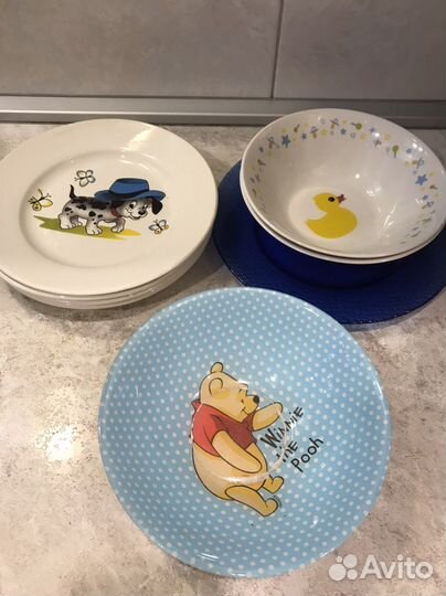 Набор детских тарелок 8 шт