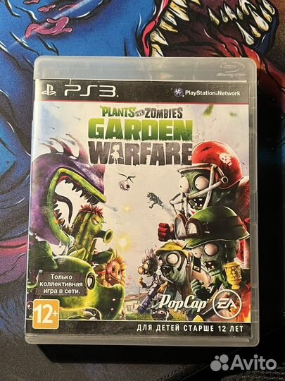 Plants vs zombies garden warfare диск на ps3