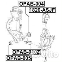 Сайлентблок плавающий цапфы opel astra J 2010-2015