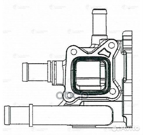 LT 0549 luzar Корпус термостата Opel Astra J (1