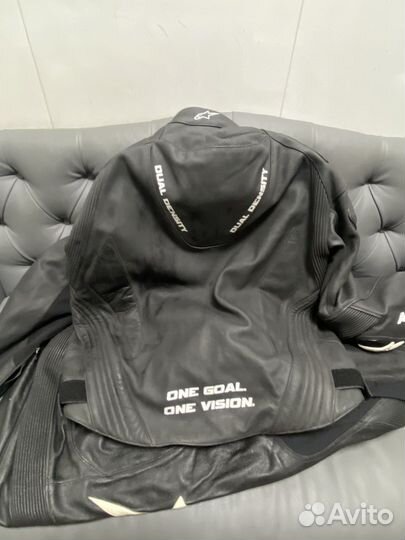 Курта кожаная мото мужская alpinestars GP