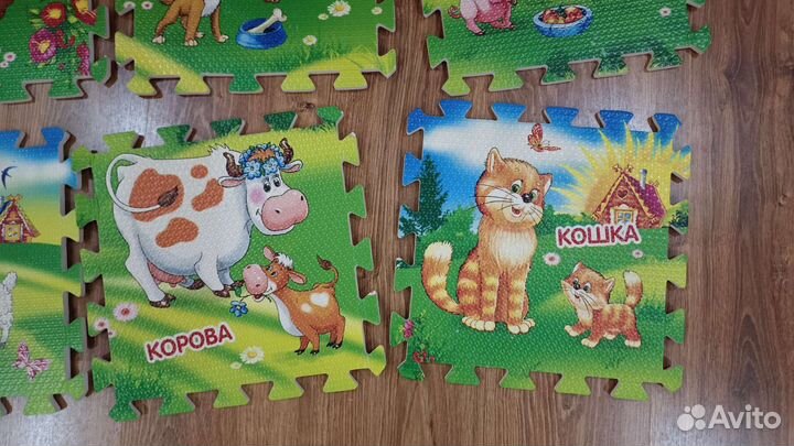 Мягкий коврик пазл