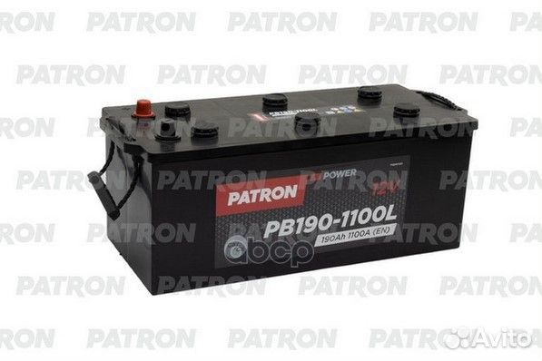 Аккумулятор patron power 12V 190AH 1100A ETN 1