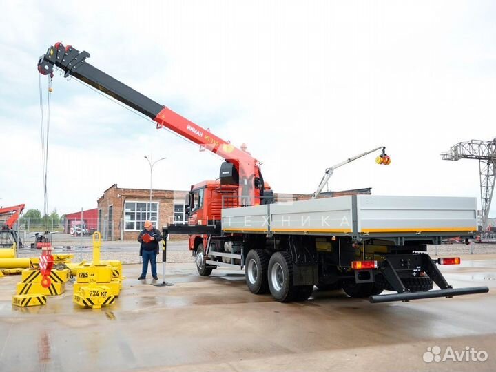 Бортовой грузовик Shacman X3000 с КМУ Инман, 2024