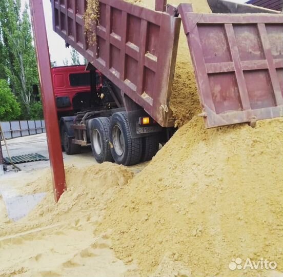 Доставка песка/ самосвалом