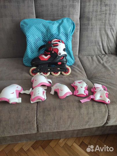 Роликовые коньки детские раздвижные