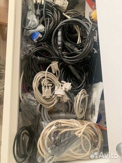 Кабель, питания, интернет, переходник, тюльпан