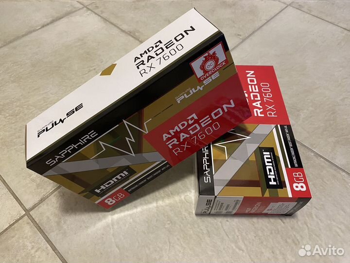 AMD RX7600 Sapphire pulse