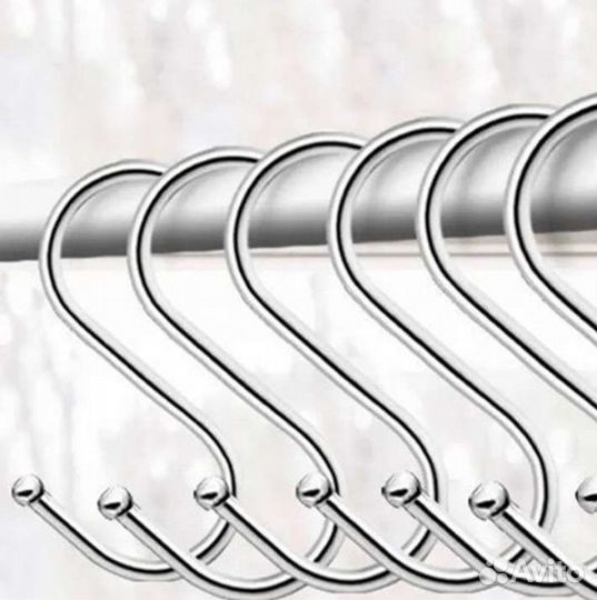 Крючки 6 шт. На рейлинги