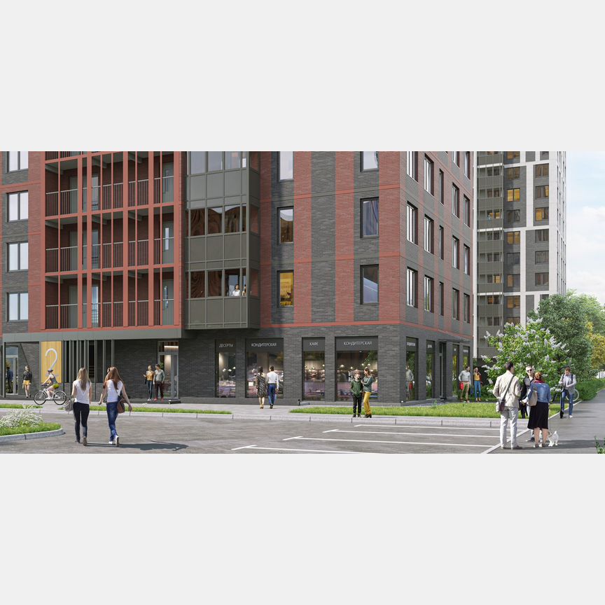 3-к. квартира, 55,3 м², 1/24 эт.