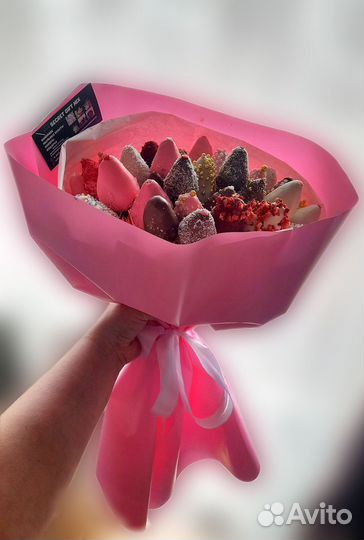 Букет из клубники в шоколаде, наборы