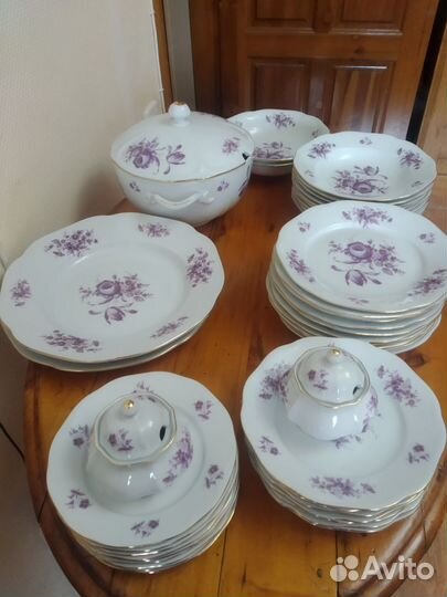 Столовый сервиз чехословакия Богемия