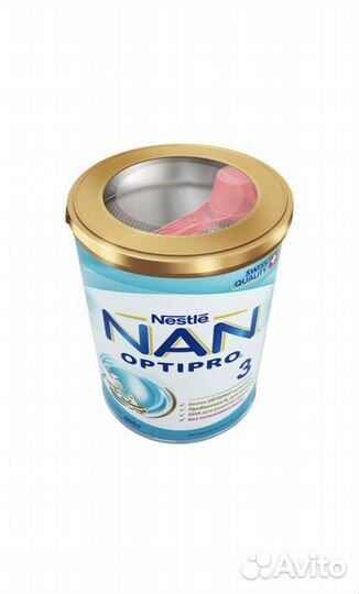 Детская смесь Nan 3 Optipro 800г в наличии 3 шт