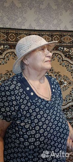 Шляпа вязаная лето