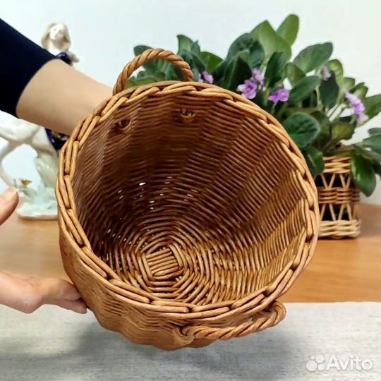 Корзина плетеная для хранения