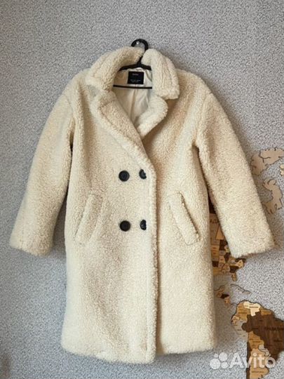 Шуба Bershka шубка тедди