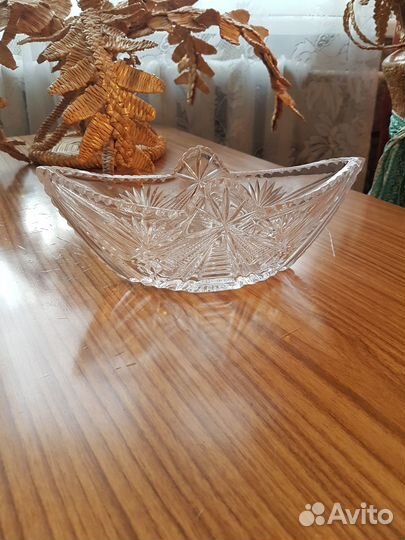 Хрустальный салатник 