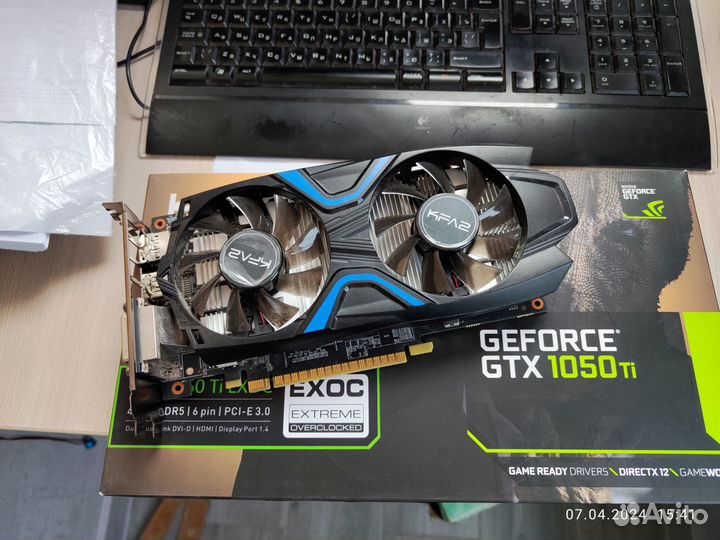 Видеокарта Nvidia KFA2 1050ti