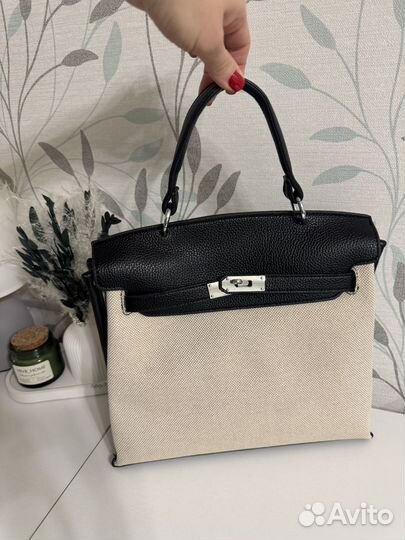 Сумка кросс боди бежевая