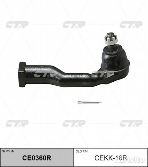 Наконечник р/т KIA sportage -03 внутр.прав. CE0360R CTR