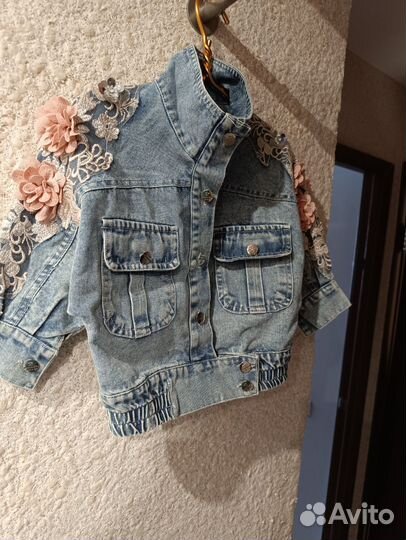 Джинсовка для девочки 110-116 р-р