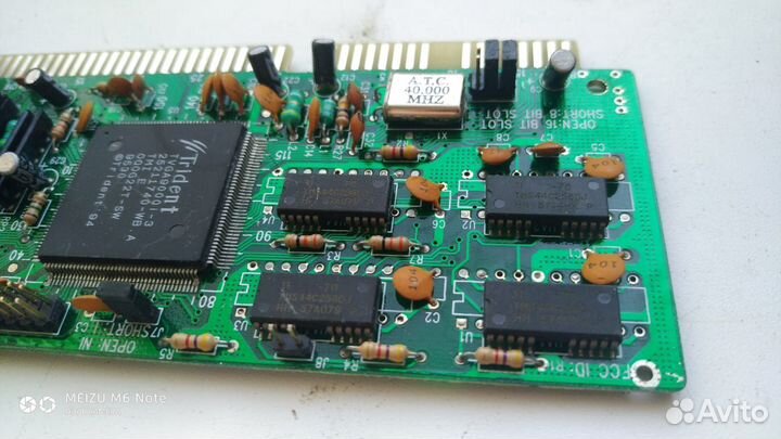 Ретро видеокарта isa trident 7270 tvga9000i-3