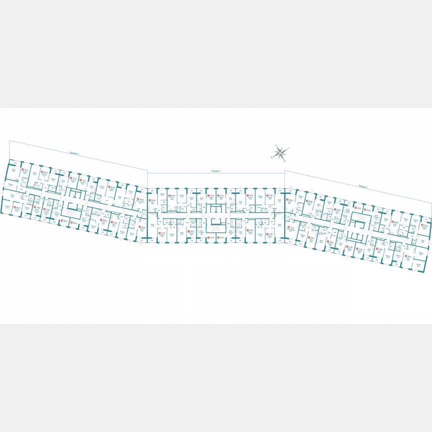 2-к. квартира, 67,1 м², 6/18 эт.