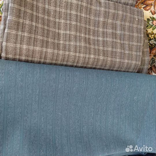 Отрезы ткани из СССР, скатерти льняные