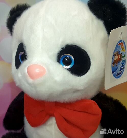 Панда с бабочкой мягкая игрушка