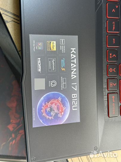 MSI GF76 Katana B12UCX-1005XRU RTX 2050 i5-12450H