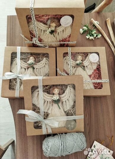 Макраме панно Ангел