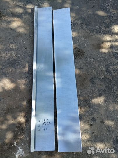 Подоконник металлический