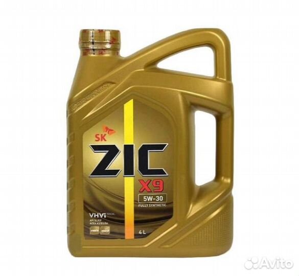 Моторное масло ZIC X9 5W30 4 л