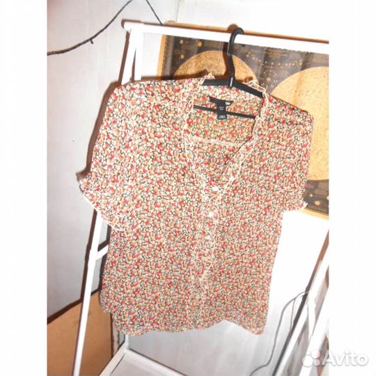Блуза в цветочек