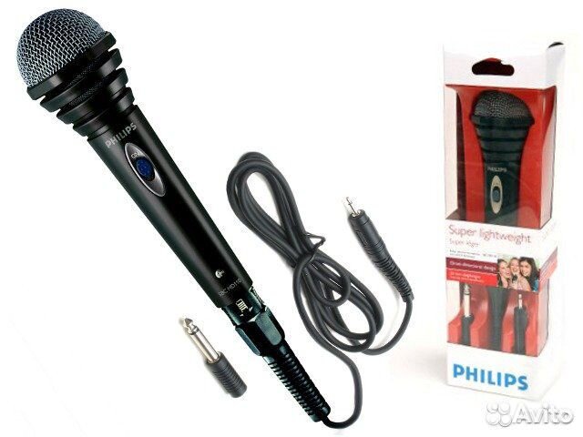 Микрофон/вокал/караоке/Philips