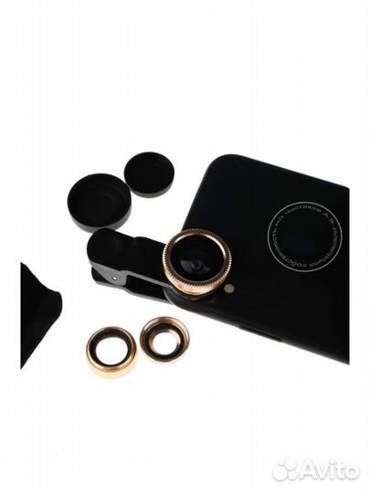 Объективы на телефон 3в1 Фишай