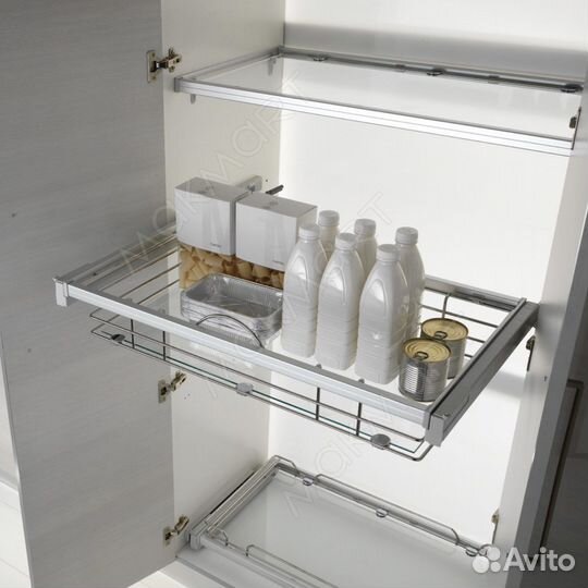 Корзина в базу 900 выдвижная