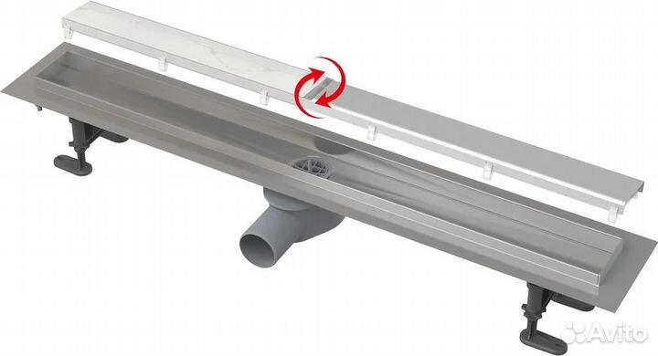 Водоотводящий желоб Alcaplast APZ13-double9 550