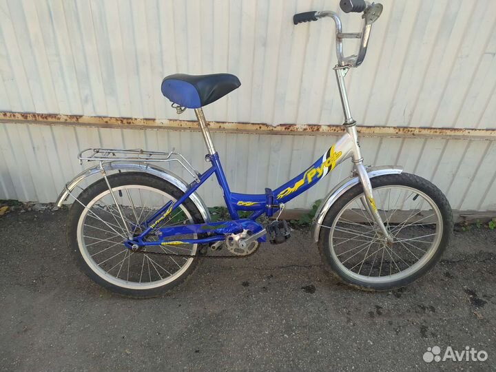 Средний велосипед складной