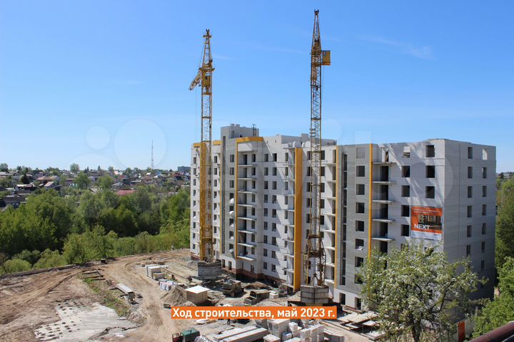 2-к. квартира, 65,3 м², 4/9 эт.