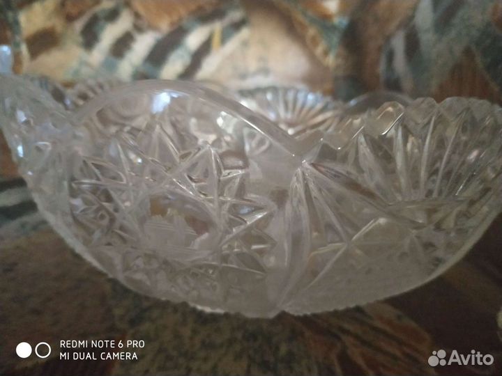 Блюдо, ваза, хрусталь СССР