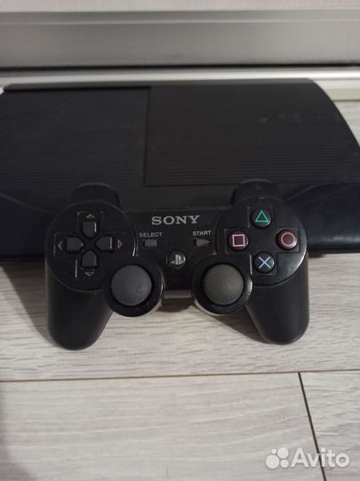 PS3 Super Slim 500 GB+35 установ игр