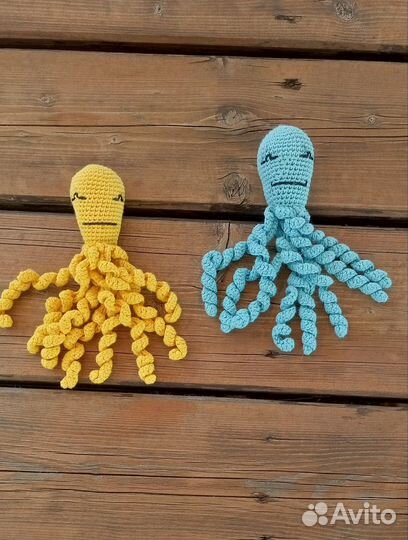 Осьминог игрушка для недоношенных детей