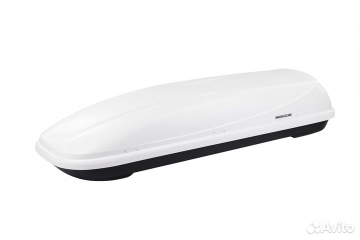 Автобокс, Бокс на крышу bonus 1872х634х374 белый м